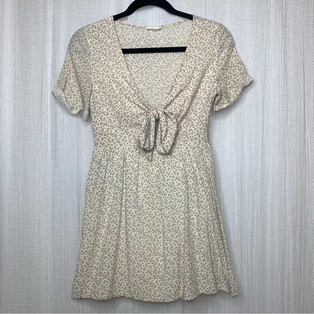 Floral flouncy skater dress